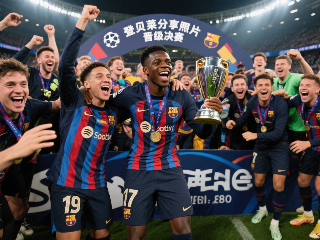 登贝莱晒照欢庆胜利：挺进决赛！